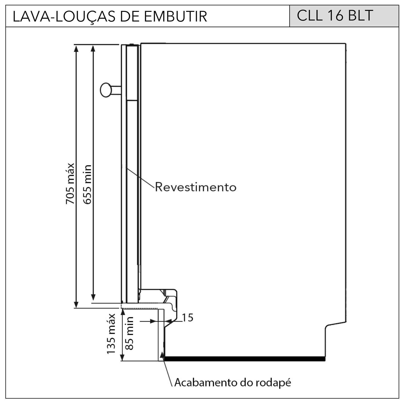 Lava Louças Built In (CLL 16 BLT)