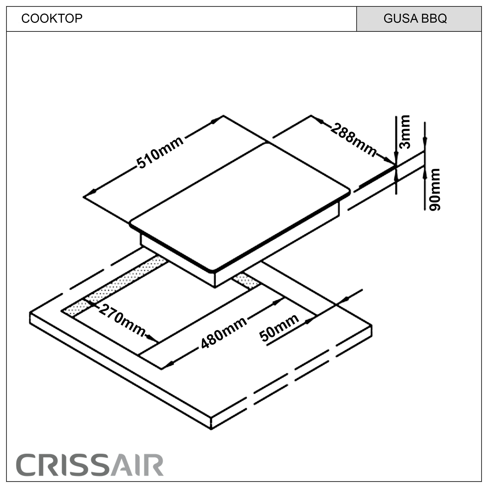 Cooktop BBQ GUSA